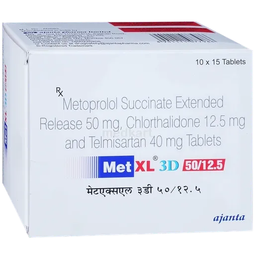 met xl 3d 50/12.5mg tablet 15's